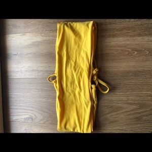 AOZ bright yellow swimsuit top